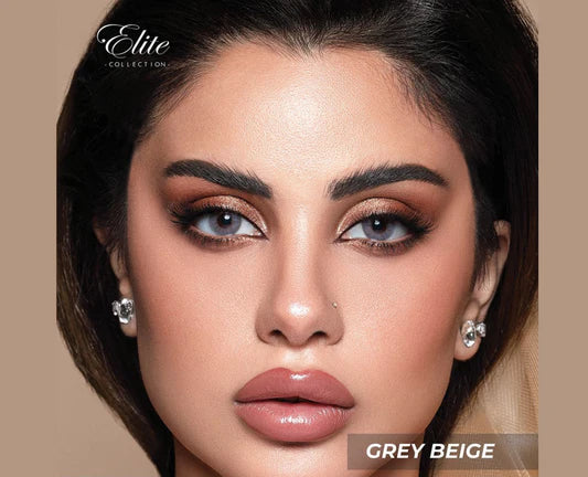 Bella Elite Colored Lenses - Grey Beige