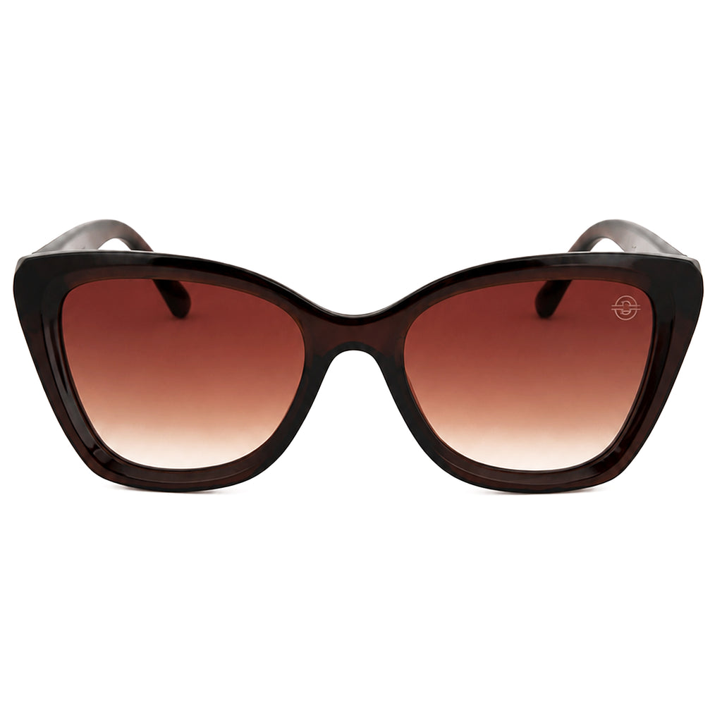 Celine Brown Cat-Eye Sunglasses - Side View