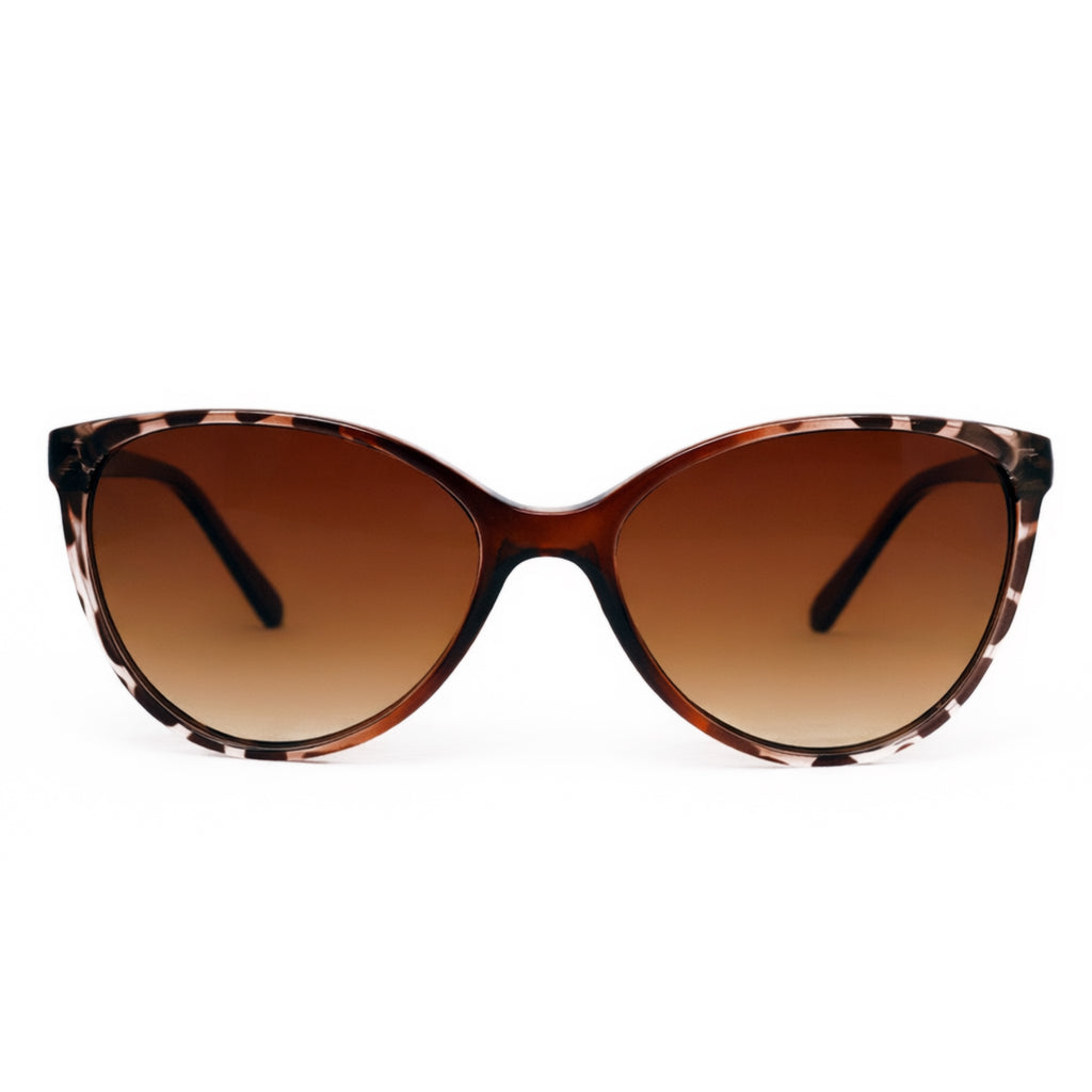 Tortoise Cat-Eye Sunglasses with Brown Gradient Lenses for Women