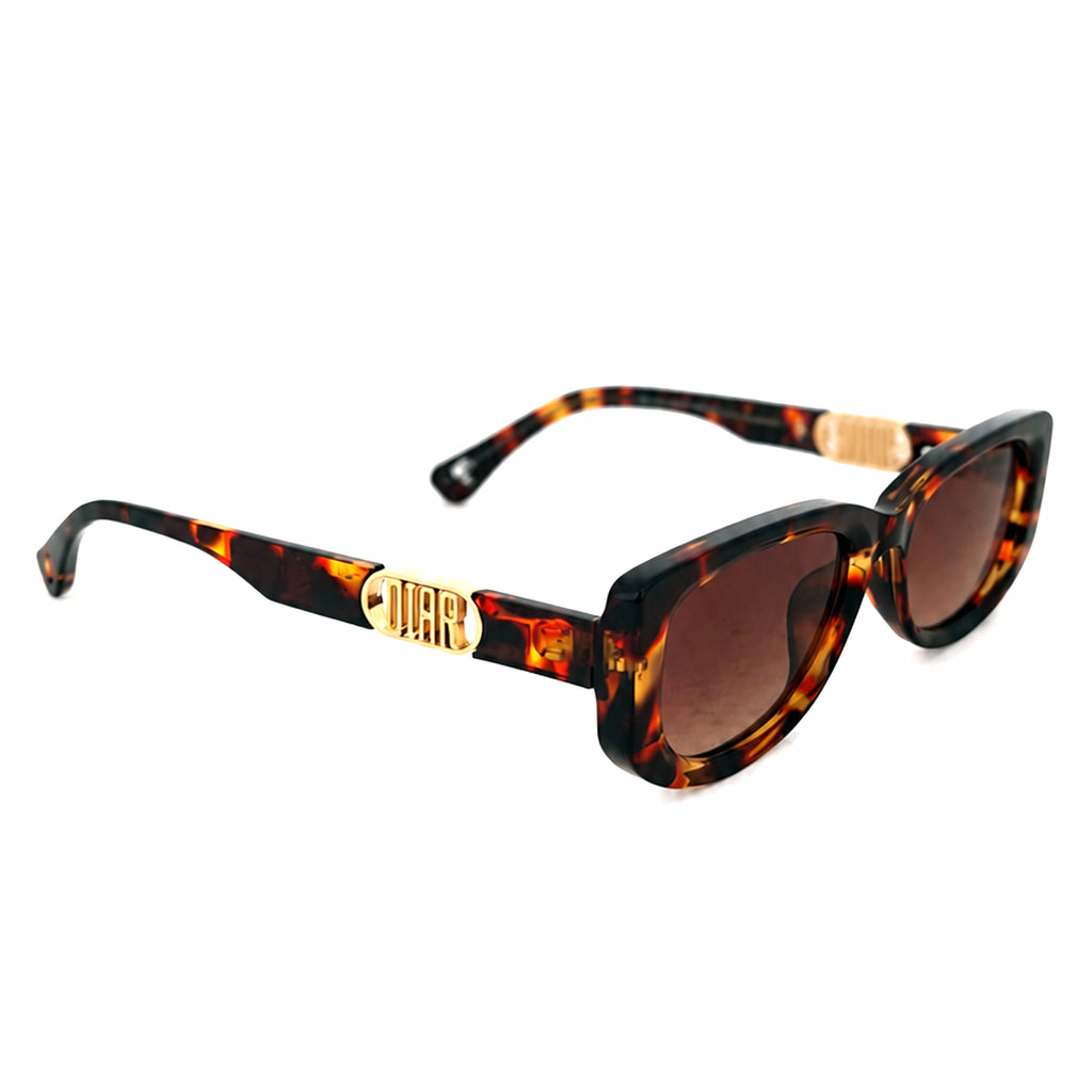 Diar Tortoise Cat-Eye Sunglasses - Front Straight View