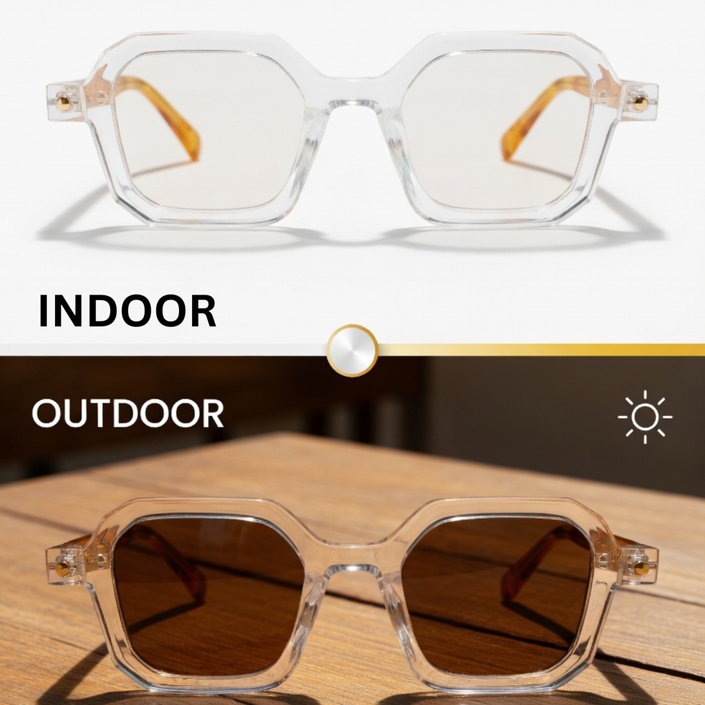 Hexagon Crystal Amber - Photochromic Transition Edition
